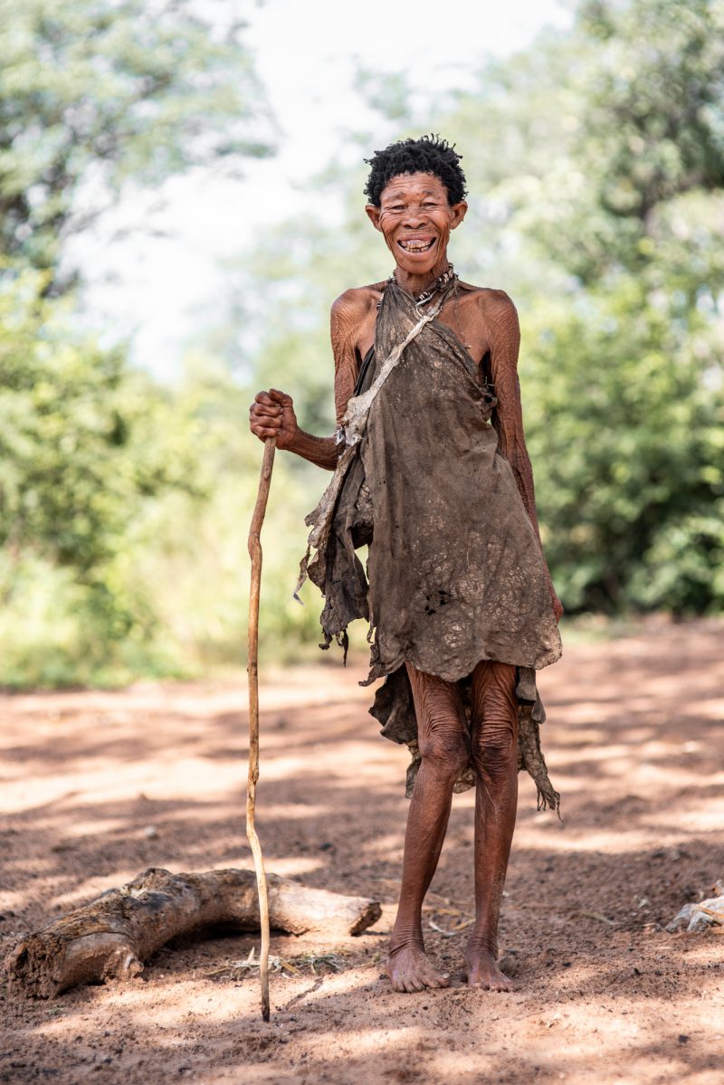 Old lady of the San people