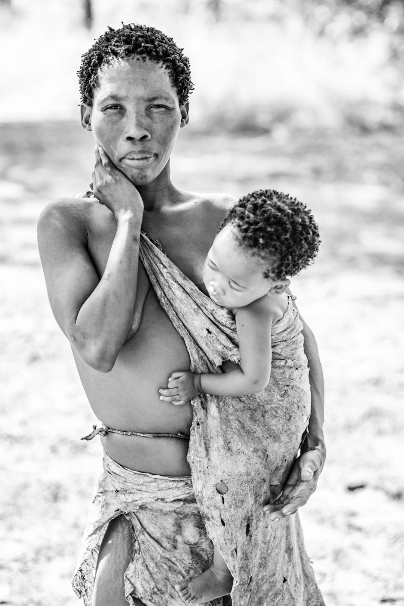 San people of the Kalahari