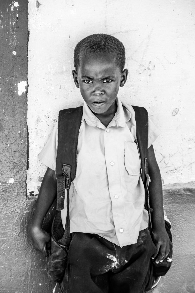 School boy on Ilha de Moçambique